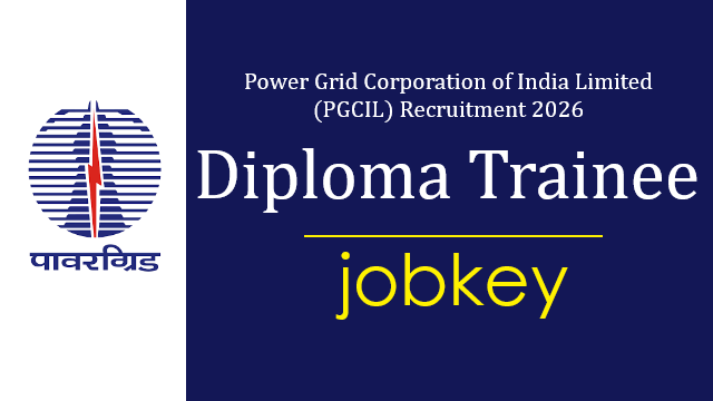 PGCIL Diploma Trainee Online Form 2026-jobkey